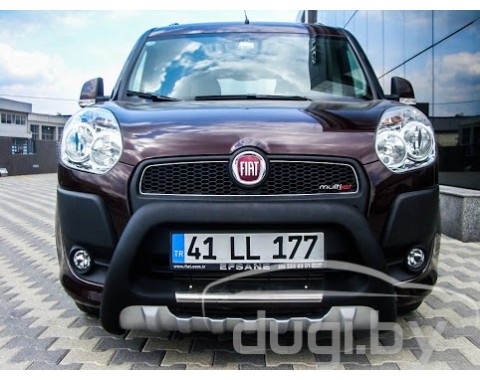 Защита бампера (кенгурятник) Lena для Fiat Doblo.